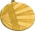 Медаль 1 место MMC4571/G 45 G-2 мм